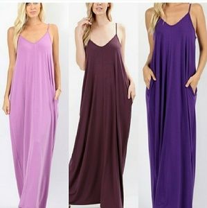 Boutique maxie with pockets!